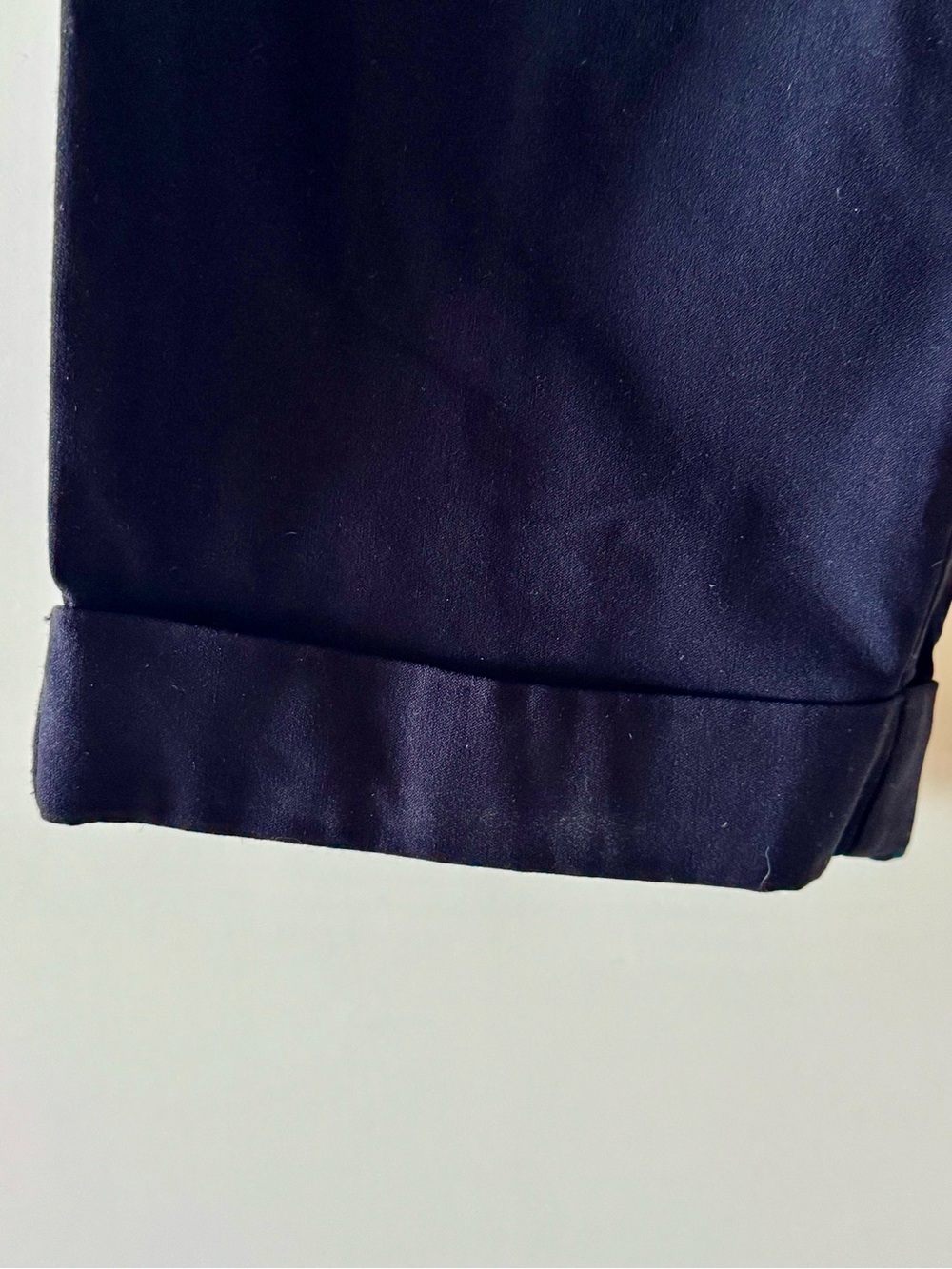 Tribal Women Navy Cropped Stretch Capris - Picture 3 of 5